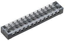 Блок зажимов наборный IEK БЗН ТВ-2512 12 пар 2,5мм2 25A картинка 